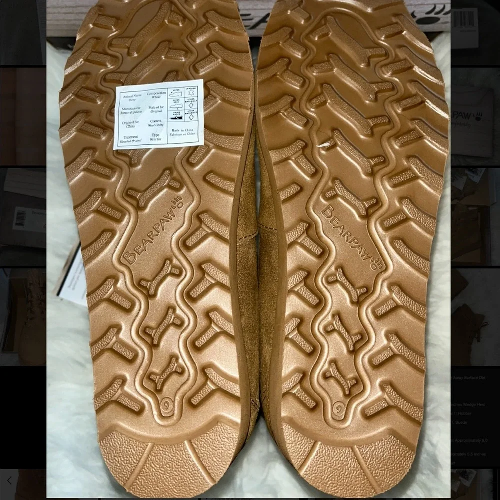 NEW Women’s Bearpaw Krista Boots • Size 9 • Hickory